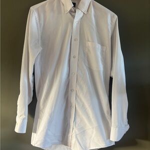 Van Heusen Men's White Button Down Shirt